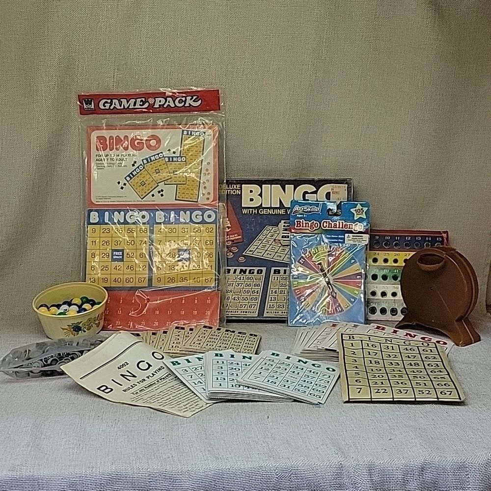 Huge Bingo bundle, 1974 vintage Bingo
